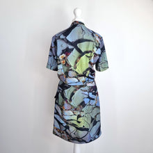 Load image into Gallery viewer, & Other Stories Dress Floral Print Full Zip Pockets Party Shirt Tulip UK 8 EU 36