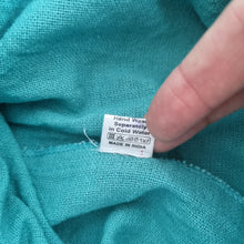 Load image into Gallery viewer, Zecca Maxi Dress Turquoise Blue Backless Strappy Boho Festival Summer One Size