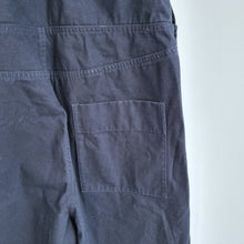 Load image into Gallery viewer, COS Dungarees Cotton Wide Leg Medium Oversized Navy Utility Workwear Overall