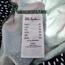 Load image into Gallery viewer, Ulla Popken Tankini Top Oranges Spot Print Lined Blouson Swimsuit Plus Size 28