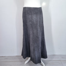 Load image into Gallery viewer, Per Una Denim Skirt Maxi 18 Long Black M&S NEW A Line Panelled Boho Modest Tall