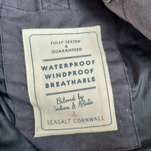 Load image into Gallery viewer, Seasalt Cornwall Downpour Mac Coat UK 12 Waterproof Breathable Hood Rain Jacket