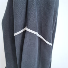 Load image into Gallery viewer, Jaeger Dress Mini Casual Long Sleeves Navy Drawstring Drop Waist Cotton Large