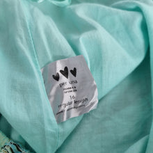 Load image into Gallery viewer, M&S Per Una Skirt Patchwork Midi 16 Turquoise Gipsy A Line Lace Up Boho Western