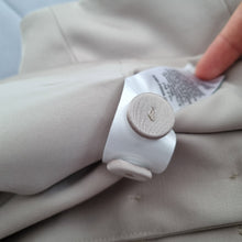 Load image into Gallery viewer, Marks & Spencer Satin Crop Top Tailored Size 12 Beige Button Down Party Chic