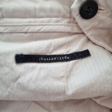 Load image into Gallery viewer, AllSaints Chino Trousers Men's Cream Andaman Slim Cotton Stretch Button Cream 28