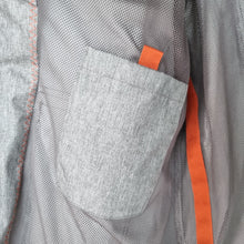 Load image into Gallery viewer, Mantaray Men's Jacket Rain Coat Grey Lined Foldable Hood Pockets Windbreaker XL