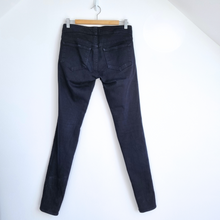 Load image into Gallery viewer, J Brand x Hussein Chalayan Jeans Skinny Black Drainpipe Stretch Low Rise W29