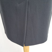 Load image into Gallery viewer, Jaeger Pencil Skirt Black Knee Length Work Office Lined Slit Suit Separates 10