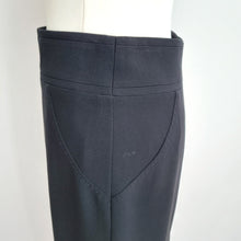 Load image into Gallery viewer, Jaeger Pencil Skirt Black Knee Length Work Office Lined Slit Suit Separates 10
