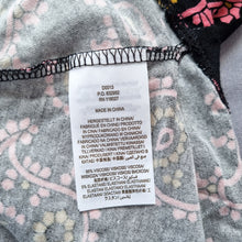 Load image into Gallery viewer, Boden Midi Dress Jersey Paisley Print Black Pink Long Sleeves Stretch 14 Petite