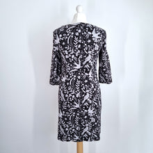 Load image into Gallery viewer, Boden Dress Mystic Woodland Shift Winifred Jacquard Bird Work 3/4 Sleeves 12 R