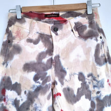 Load image into Gallery viewer, James Jeans Twiggy Skinny Size 26 Abstract Tie-Dye Print Designer Stretch