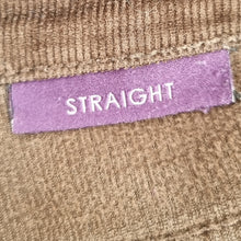 Load image into Gallery viewer, NYDJ Brown Corduroy Jeans Trousers Straight Leg Size UK 14 Stretch Cotton
