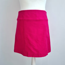 Load image into Gallery viewer, Hobbs Skirt Hot Pink Mini A Line 100% Wool Lined Flare Work Bright Neon Size 14