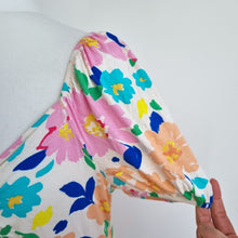 Load image into Gallery viewer, Monsoon Maxi Dress Casual Floral Print Jersey Multi Milkmaid Stretch Size Large