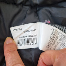 Load image into Gallery viewer, Roxy Jacket Ski Snowboard Floral Print Padded Puffer Winter Coat Girls 16 Years