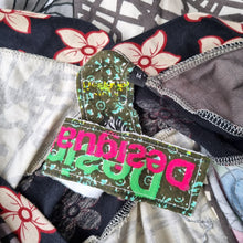 Load image into Gallery viewer, Desigual Dress Patchwork Print Skater Jersey 100% Cotton Y2K Logo Boho Medium