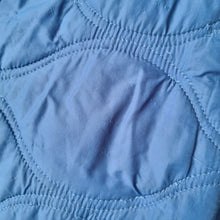 Load image into Gallery viewer, M&S Per Una Coat Puffer Belted Blue Quilted Longline Pockets Lined Nylon Size 10