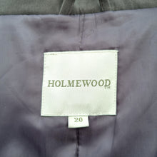 Load image into Gallery viewer, Holmewood Padded Puffer Coat UK 20 Grey Removable Hood Winter Jacket Parka Plus