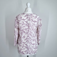 Load image into Gallery viewer, Boden Embellished Beaded Blouse UK 8 Lilac Purple Floral Viscose Top Work Lined
