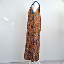 Load image into Gallery viewer, Flynow III Maxi Dress Beach Coverup Thailand Designer Floral Print Boho Small