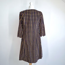 Load image into Gallery viewer, Boden Corduroy Dress Birds Print A Line Above Knee Navy Pockets Lined 12 Long