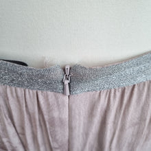 Load image into Gallery viewer, Mint Velvet Maxi Skirt Meadow Print Brown Coral Pleated Lined Party Viscose 12