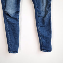 Load image into Gallery viewer, Melly&Co Denim Joggers Made in Italy Jeans Adjustable Dark Blue Stretch Large 12