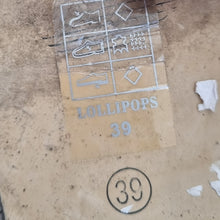 Load image into Gallery viewer, Lollipops Glitter Brogues Shoes UK6 Oxford Ladies Flats Party Gold Black Leather