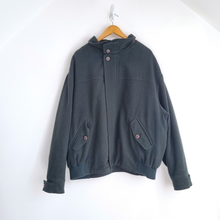 Load image into Gallery viewer, Vintage St Michael Bomber Jacket XL M&S Men Pure New Wool Dark Green Coat