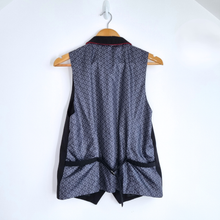 Load image into Gallery viewer, Spitalfields Clothing Co Waistcoat 42R Grey Dotted Smart Tailored Suit Vest