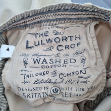 Load image into Gallery viewer, Fat Face Crop Chinos Lulworth Trousers UK 14 Beige Stretch Cotton Mid Rise