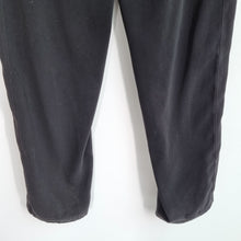 Load image into Gallery viewer, Long Tall Sally Trousers 12 Black Side Stripe Tapered Elasticated Waist Pockets