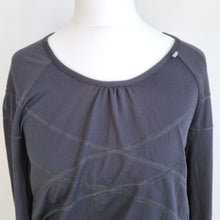 Load image into Gallery viewer, Sweaty Betty Top Thumbhole Adjustable Waist Black Tunic Gym Running Yoga Small