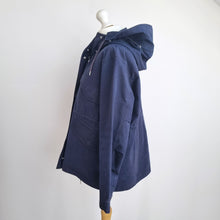 Load image into Gallery viewer, Arket Parka Jacket Navy Funnel Neck Waterproof Windproof  2-1 System Coat XS S