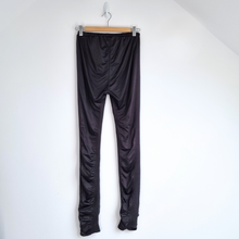 Load image into Gallery viewer, Sass & Bide Black Rats Leggings Ruched Full Length Trousers Y2K Small Medium