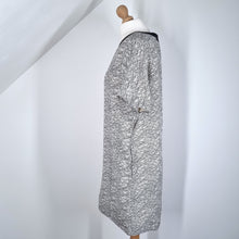 Load image into Gallery viewer, Rag & Bone Dress 100% Silk Mini Shift Pockets Abstract Print Tunic Lined Medium