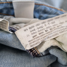 Load image into Gallery viewer, Zara Ripped Distressed Skinny Jeans Paint Splattered Light Blue Wash Ankle Mid Rise 14