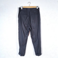 Load image into Gallery viewer, COS Tailored Trousers Men's Tapered High Rise Pockets Work Office Pleated Black UK 34