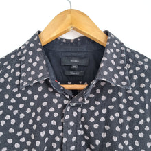 Load image into Gallery viewer, Diesel Men's Shirt Skulls Crowns Print Slim Fit Long Sleeves Dark Grey Medium