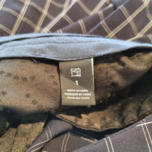 Load image into Gallery viewer, Maison Scotch & Soda Cigarette Trousers Navy Check Slim Tailored Size 1 UK 8