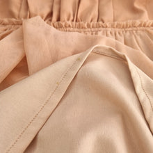 Load image into Gallery viewer, Zara Nude Dress Cocktail Tulle Skirt Ruffle Collar Occasion Knee Length Medium