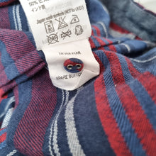 Load image into Gallery viewer, Seasalt Cornwall Dress Striped Folly Cove Tunic Shift Blue Red Pockets Cotton 12