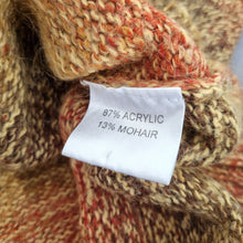 Load image into Gallery viewer, Vintage Fabrizio Jumper Mohair Blend M L Knit Striped Mustard 80s 90s Sweater
