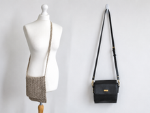 Load image into Gallery viewer, Crossbody Bags Bundle x2 Harrods Woven Macrame Faux Leather Gold Hardware Lot
