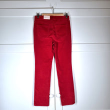 Load image into Gallery viewer, NEW NYDJ Red Jeans Sheri Slim Lift &amp; Tuck Stretch Velvety Mid Rise UK 10 US 6
