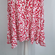 Load image into Gallery viewer, M&amp;S Dress Leopard Print UK 20 Hot Pink Mini Belted Animal Viscose Short Sleeves
