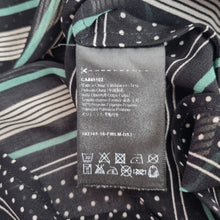 Load image into Gallery viewer, Scotch &amp; Soda Blouse Small Maison Scotch À La Belle Étoile Sheer Striped Black
