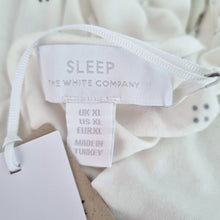 Load image into Gallery viewer, NEW White Company Pyjamas Set Trousers Cami Jersey Ivory Modal Lace Dot PJ XL
